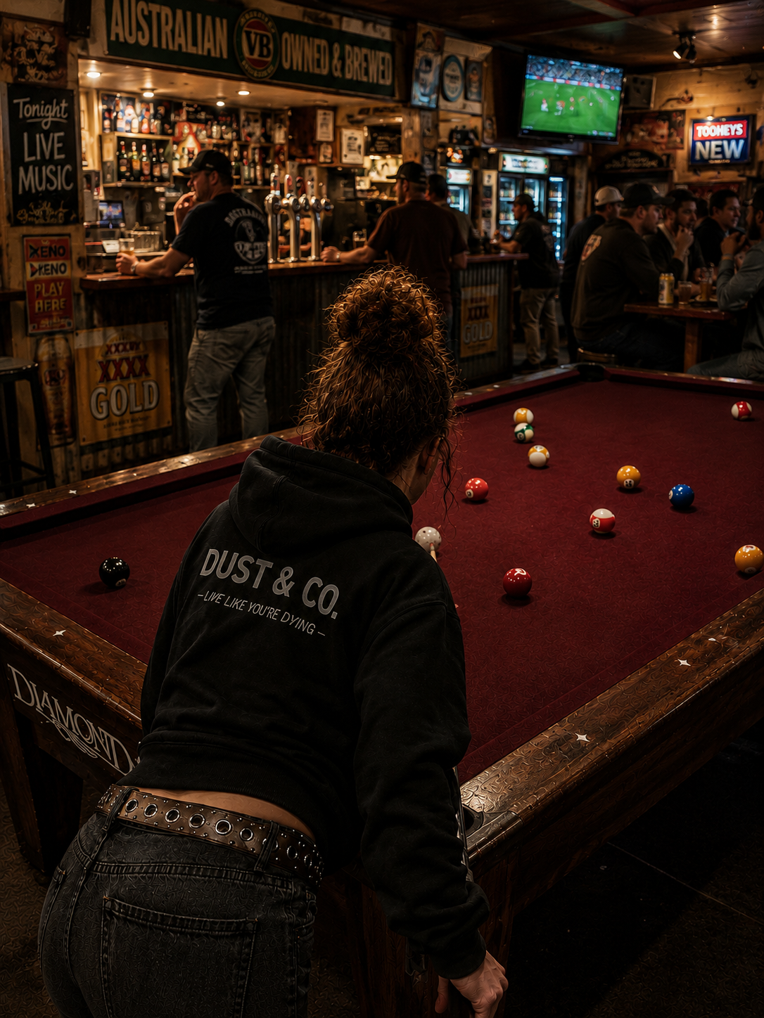 DUST & CO. GROUNDWORK - Womens Hoodie