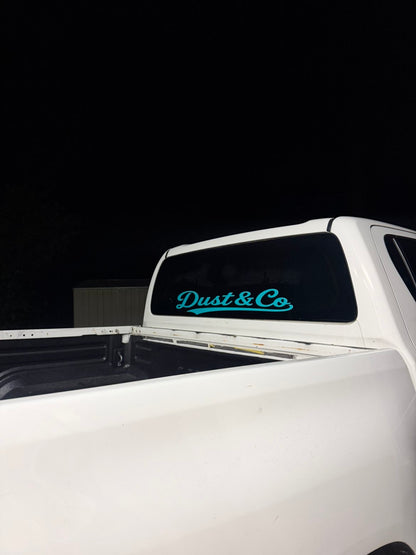 DUST & CO. WINDOW BANNER