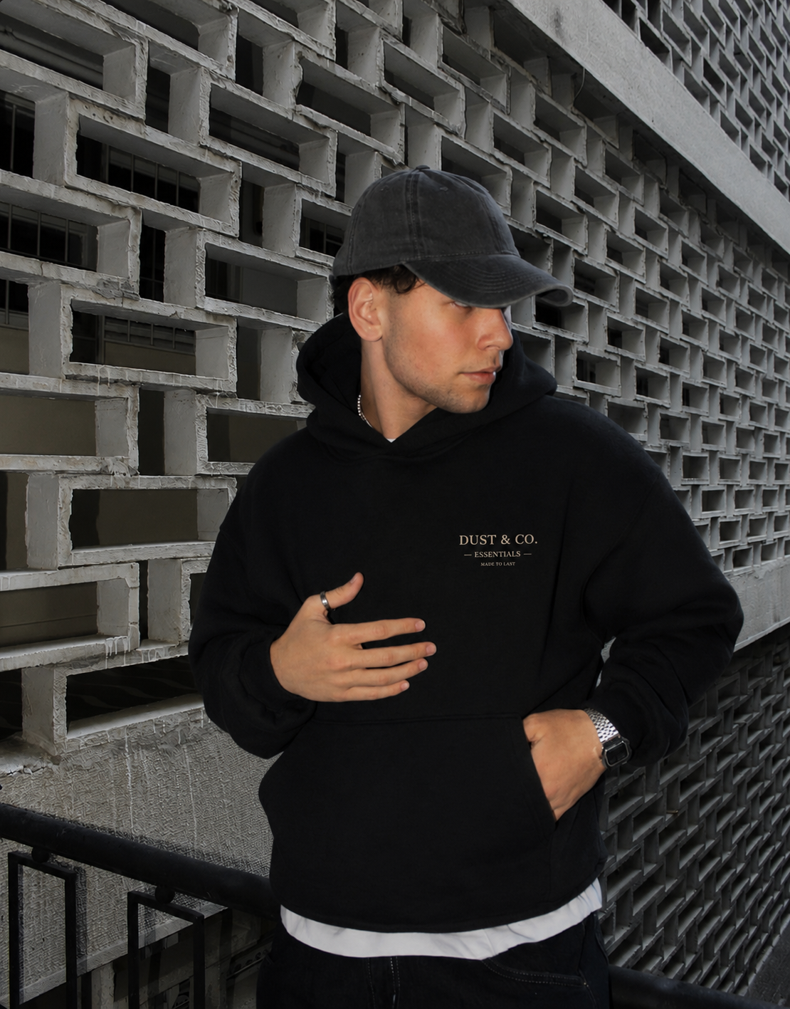 DUST & CO. GROUNDWORK - MENS HOODIE