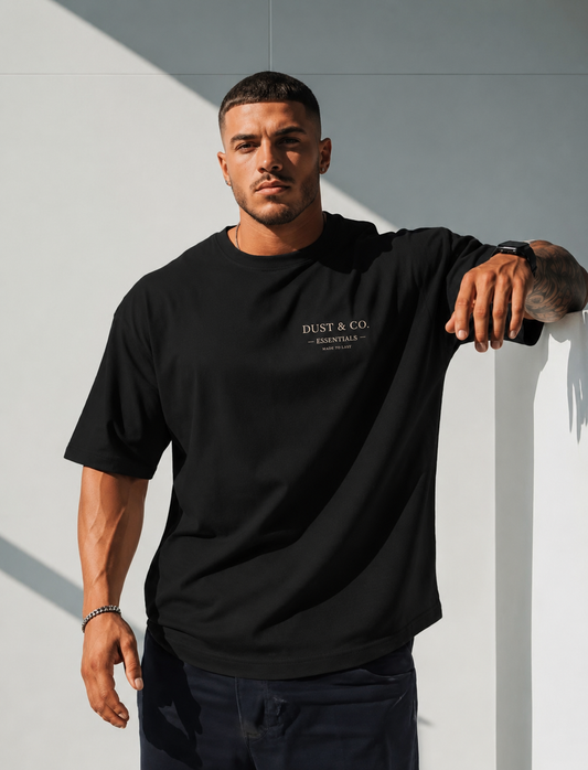 DUST & CO. GROUNDWORK MENS BASIC TEE
